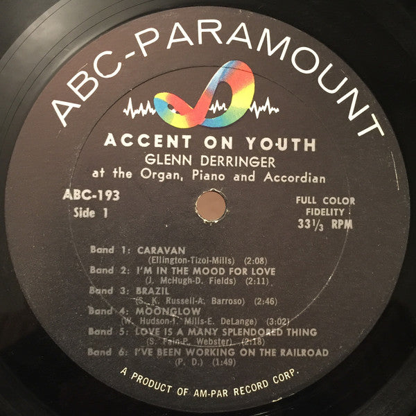 Glenn Derringer : Accent On Youth (LP)