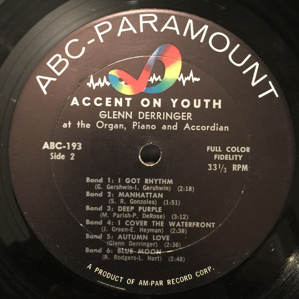 Glenn Derringer : Accent On Youth (LP)