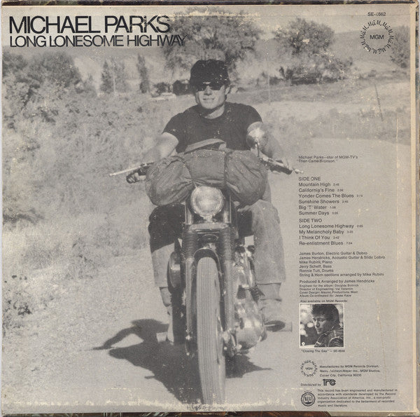 Michael Parks (3) : Long Lonesome Highway (LP, Album, Wad)