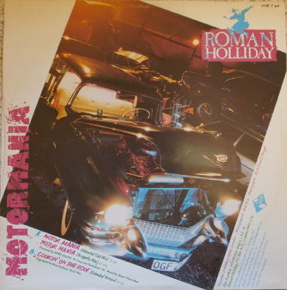 Roman Holliday : Motor Mania (Extended Club Mix • Acapella Mix) (12")