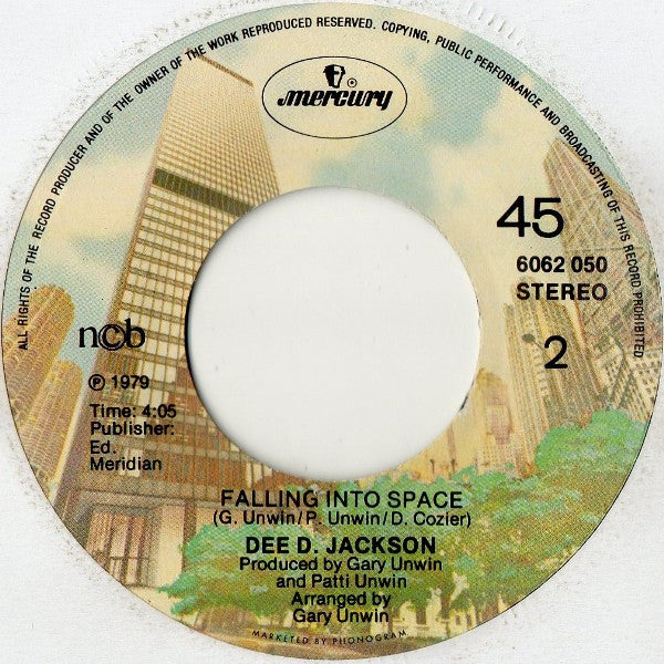 Dee D. Jackson : Fireball / Falling Into Space (7", Single)