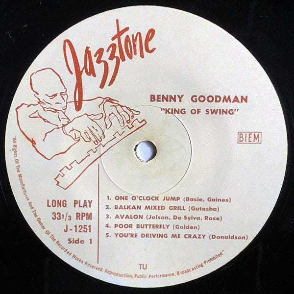 Benny Goodman : King Of Swing (LP, Comp, Mono)