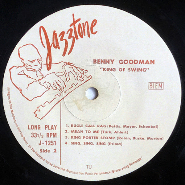 Benny Goodman : King Of Swing (LP, Comp, Mono)