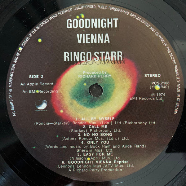 Ringo Starr : Goodnight Vienna (LP, Album)