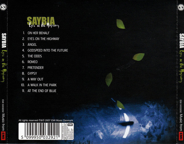 Saybia : Eyes On The Highway (CD, Album)