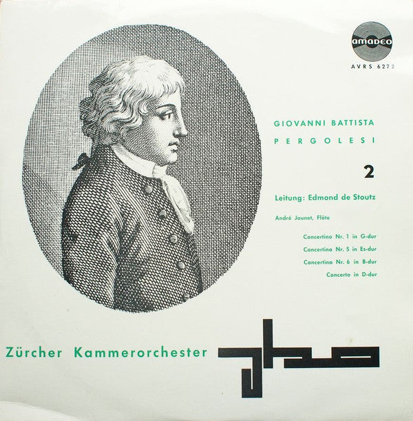 Giovanni Battista Pergolesi, Zürcher Kammerorchester / Edmond De Stoutz, André Jaunet : Vol. 2 (LP, Album)