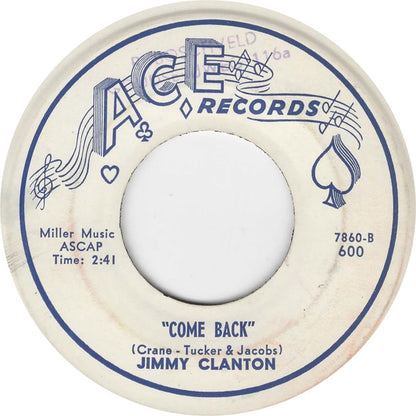 Jimmy Clanton : Wait / Come Back (7", Single)