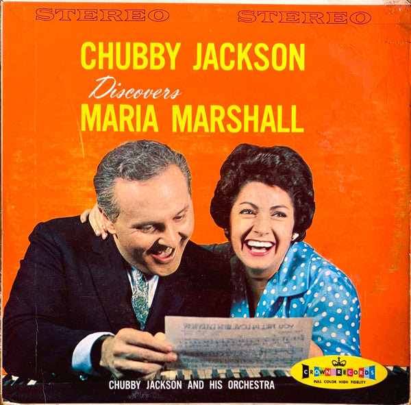 Chubby Jackson And Chubby Jackson's Orchestra, Maria Marshall : Chubby Jackson Discovers Maria Marshall (LP, Red)