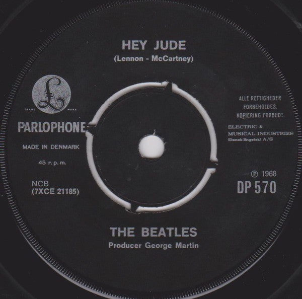 The Beatles : Hey Jude / Revolution (7", Single, Ban)