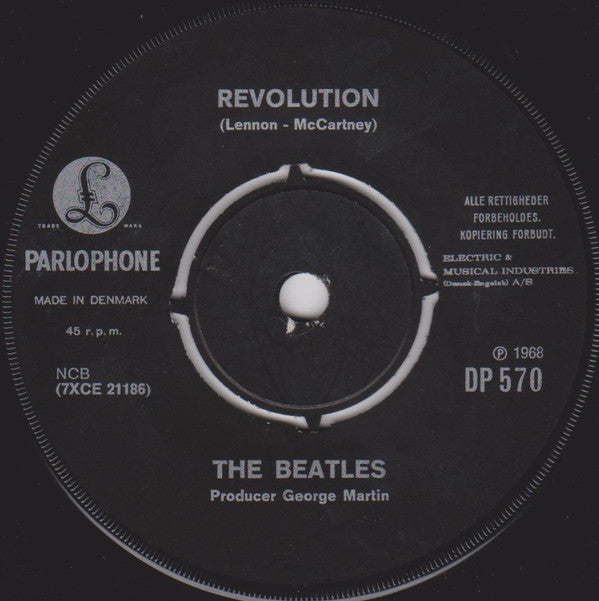 The Beatles : Hey Jude / Revolution (7", Single, Ban)