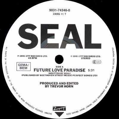 Seal : Future Love EP (12", EP)