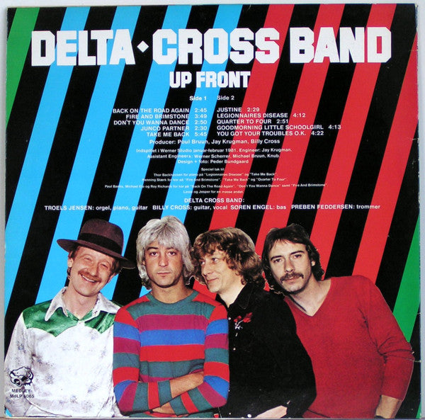 Delta-Cross Band : Up Front (LP, Album)