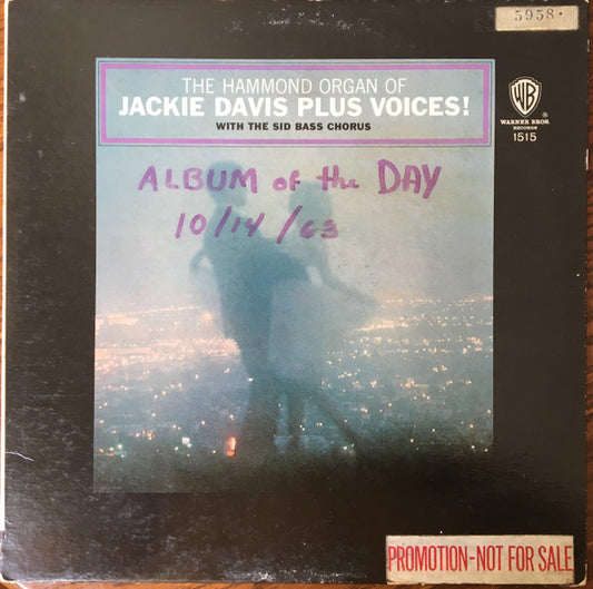 Jackie Davis : The Hammond Organ Of Jackie Davis Plus Voices! (LP, Mono, Promo)