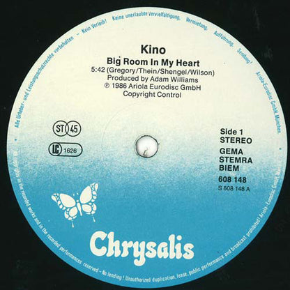 Kino (3) : (Big) Room In My Heart (12", Maxi)