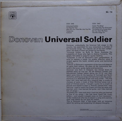 Donovan : Universal Soldier (LP, Comp, Mono)