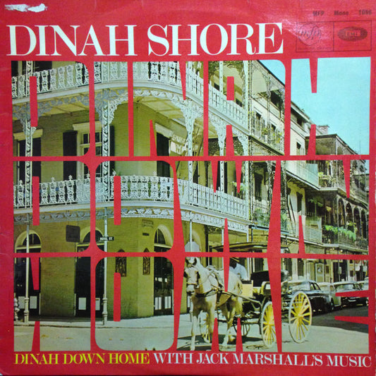 Dinah Shore : Dinah, Down Home (LP, Album, Mono)