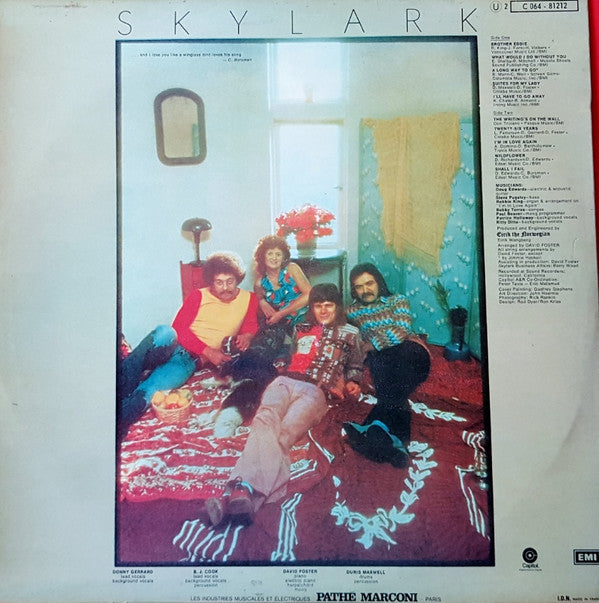 Skylark (3) : Skylark (LP, Album)