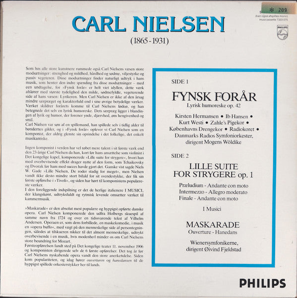 Carl Nielsen : Fynsk Forår Op. 42 (LP, RE)