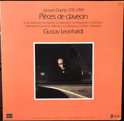 Jacques Duphly - Gustav Leonhardt : Pièces De Clavecin (LP, Album, RE)