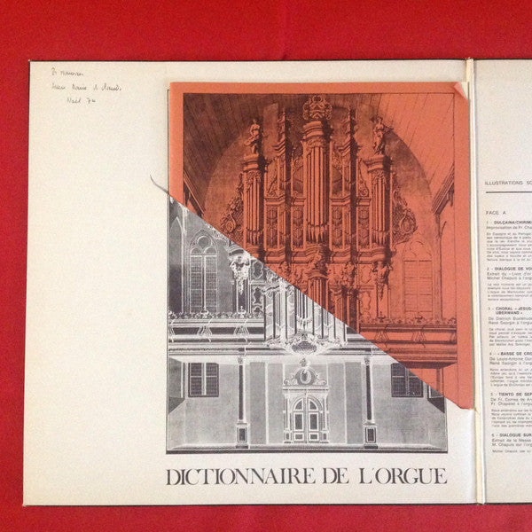 Various : Dictionnaire De L'Orgue (LP)