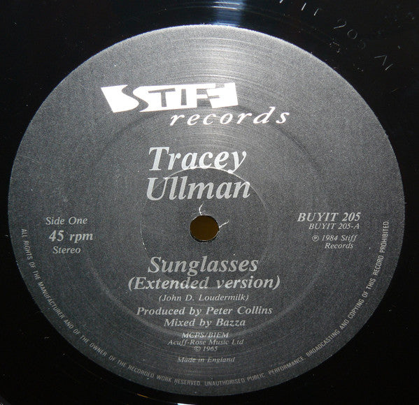 Tracey Ullman : Sunglasses (12", Single)