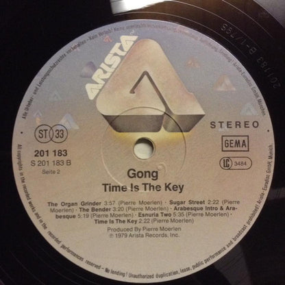 Pierre Moerlen's Gong : Time Is The Key (LP, Album, RP)