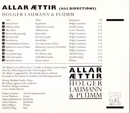 Holger Laumann & Plúmm : Allar Ættir (All Directions) (CD, Album)