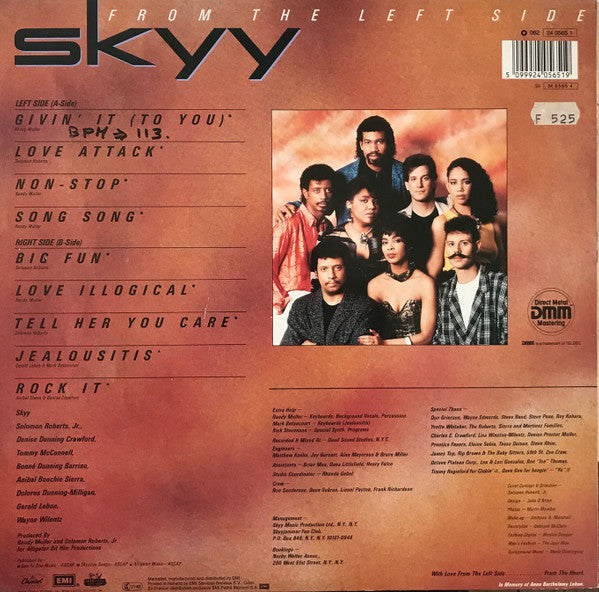 Skyy : From The Left Side (LP, Album)