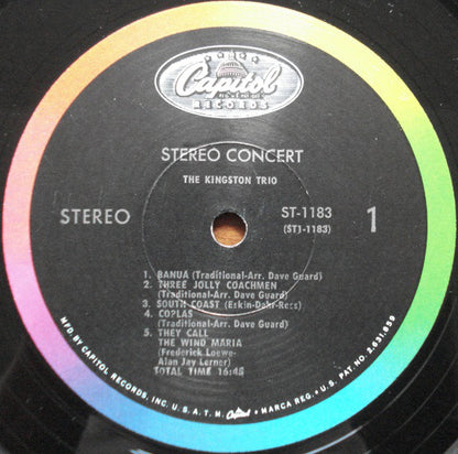 Kingston Trio : Stereo Concert (LP, Album, RE)