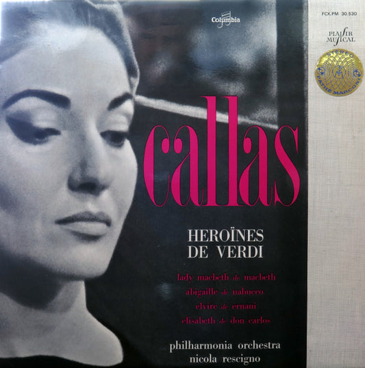 Maria Callas - Philharmonia Orchestra, Nicola Rescigno : Héroïnes De Verdi (LP, RE)