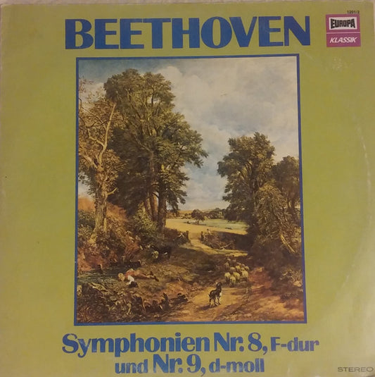 Ludwig van Beethoven : Symphonien Nr.8, F-dur und Nr.9, d-moll (2xLP)