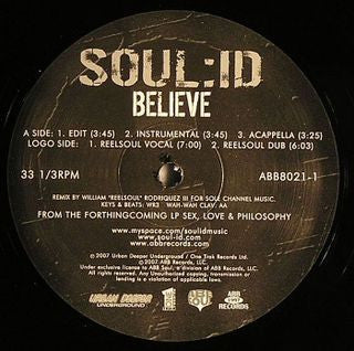 Soul ID : Believe (12")