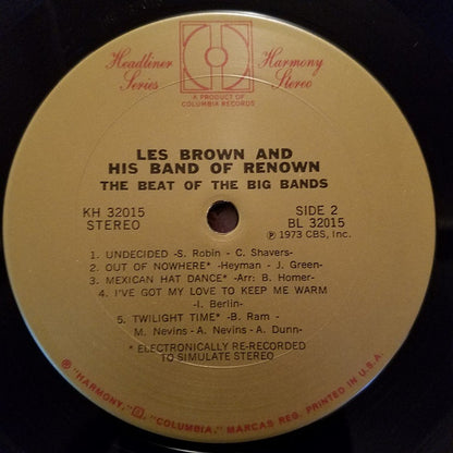 Les Brown And His Band Of Renown : The Beat Of The Big Bands (LP, Comp)