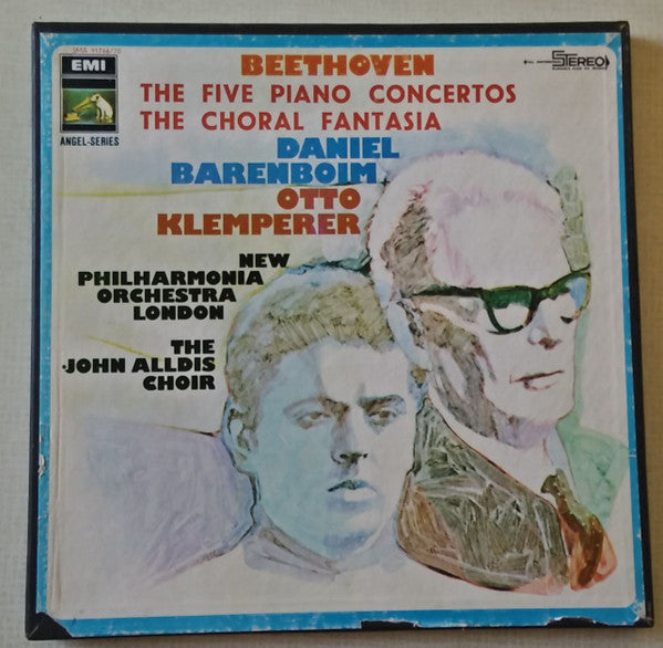 Ludwig van Beethoven : Daniel Barenboim, Otto Klemperer, New Philharmonia Orchestra : The Five Piano Concertos / The Choral Fantasia (5xLP + Box)