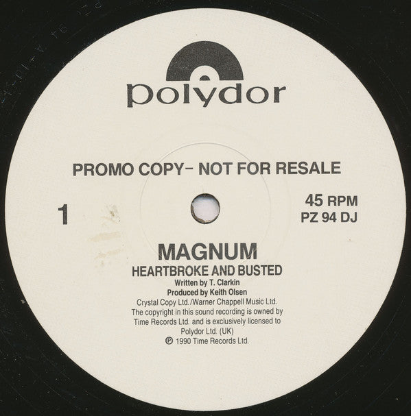 Magnum (3) : Heartbroke And Busted (12", Promo)