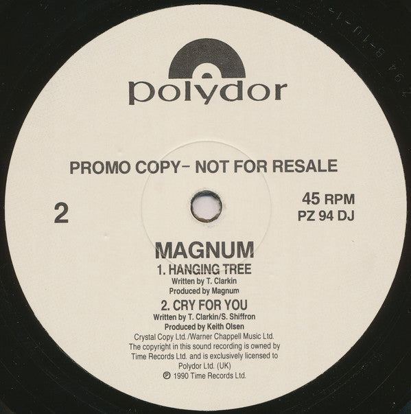 Magnum (3) : Heartbroke And Busted (12", Promo)