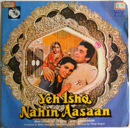 Laxmikant-Pyarelal, Anand Bakshi : Yeh Ishq Nahin Aasaan (LP, Mono)