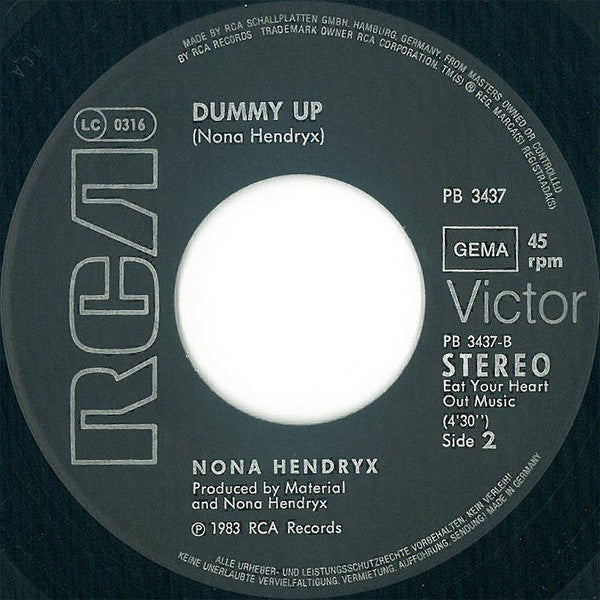 Nona Hendryx : Keep It Confidential (7")