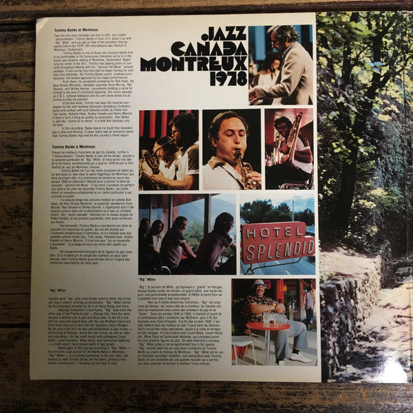 Tommy Banks Jazz Band With Big Miller : Jazz Canada Montreux 1978 (2xLP, Album)