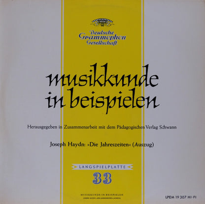 Joseph Haydn - Chor Der St. Hedwigs-Kathedrale Berlin, RIAS-Kammerchor, RIAS Symphonie-Orchester Berlin, Ferenc Fricsay : Die Jahreszeiten (Auszug) (LP, Mono)