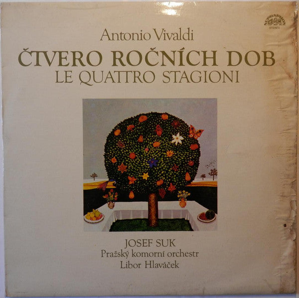 Antonio Vivaldi, Prague Chamber Orchestra, Josef Suk, Libor Hlaváček : Čtvero Ročních Dob (Le Quattro Stagioni) (LP, Album, RP)