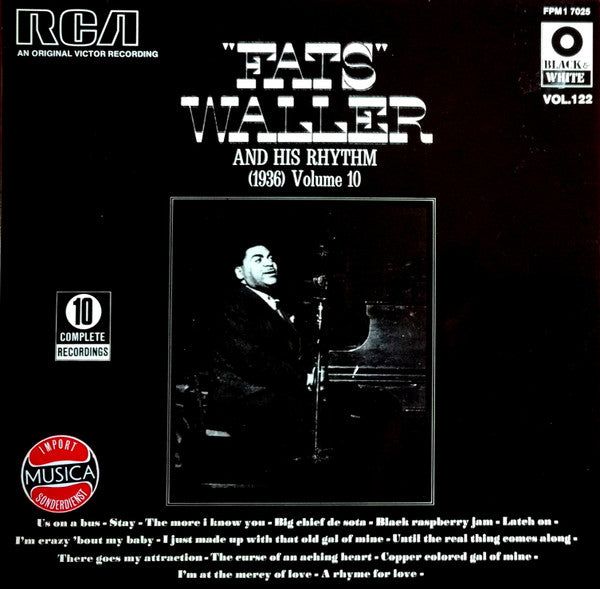 Fats Waller & His Rhythm : (1936) Volume 10 (LP, Comp)