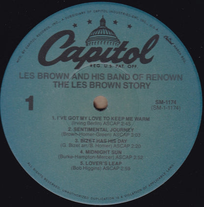 Les Brown And His Band Of Renown : The Les Brown Story (His Greatest Hits In Today's Sound) (LP, Comp, RE, Abr)