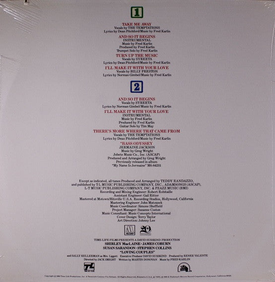 Various : The Original Motion Picture Sound Track From 'Loving Couples' (LP, Album)