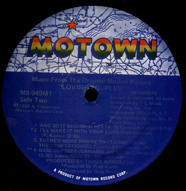 Various : The Original Motion Picture Sound Track From 'Loving Couples' (LP, Album)