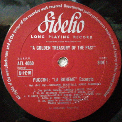 Giacomo Puccini : La Boheme (LP)