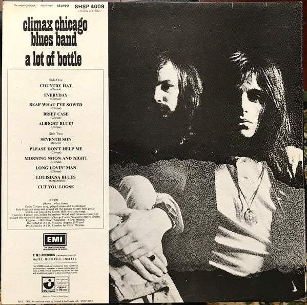 Climax Blues Band : A Lot Of Bottle (LP, Album, RE)