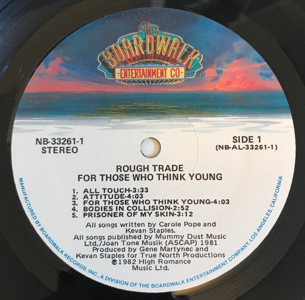 Rough Trade : For Those Who Think Young (LP, Album)