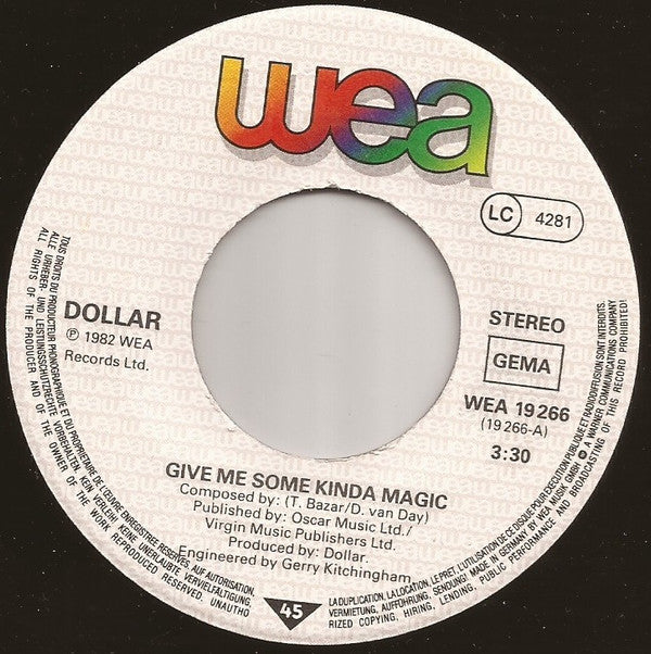 Dollar : Give Me Some Kinda Magic (7")