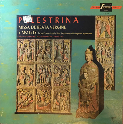 Giovanni Pierluigi da Palestrina, Spandauer Kantorei, Martin Behrmann : Missa De Beata Vergine / 3 Motets (LP, Album)